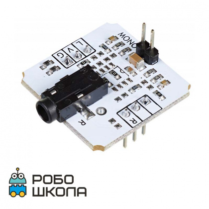 Купить аудиовход mini-jack (troyka-модуль) для Arduino в интернет-магазине Робошкола