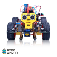 Программируемый колесный робот-конструктор на базе Arduino UNO R3 (Bluetooth)